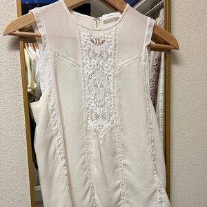 A.L.C. Cream Lace Detail Camisole